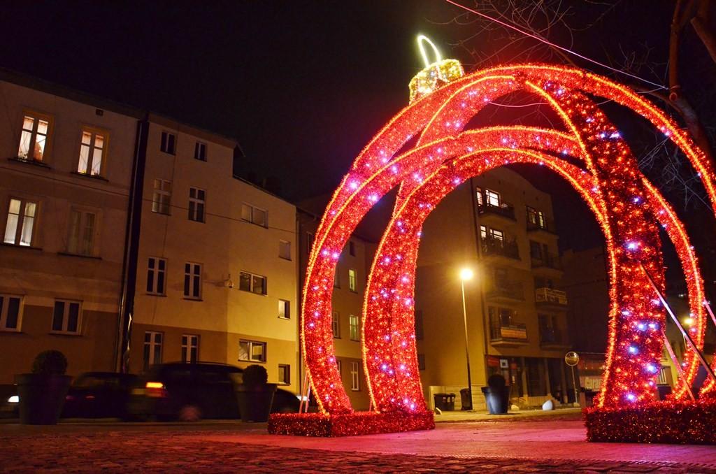 Nowe ozdoby świąteczne w Sosnowcu – fot. PL