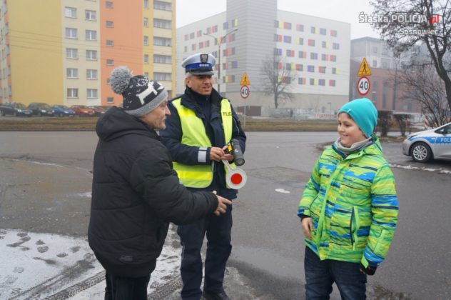 Policjanci spełnili marzenie Kacpra – fot. KMP Sosnowiec
