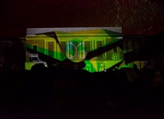 Video mapping z pokazem laserowym - fot. Dariusz Nowak (nddg)