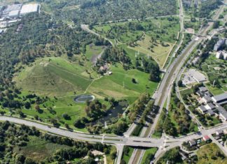 Środula z lotu ptaka – fot. UM Sosnowiec