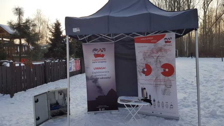 Happening #ZaglebieBezSmogu &ndash; fot. Zagłębiowski Alarm Smogowy