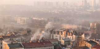Smog w Będzinie - fot. Zagłębiowski Alarm Smogowy