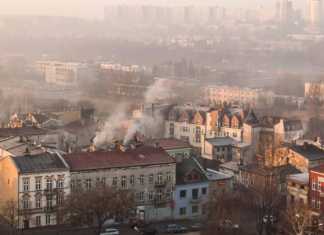 Smog w Będzinie - fot. Zagłębiowski Alarm Smogowy