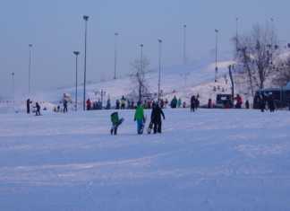 Zima na Górce Środulskiej w Sosnowcu - fot. MC