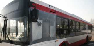Miejski autobus ostrzelany w Sosnowcu - fot. Policja Śląska