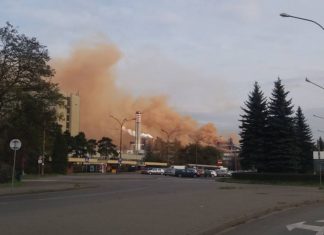 ArcelorMittal w Dąbrowie Górniczej - fot. facebook/ Dąbrowa Górnicza News