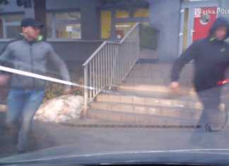 Napad - fot. KPP Będzin