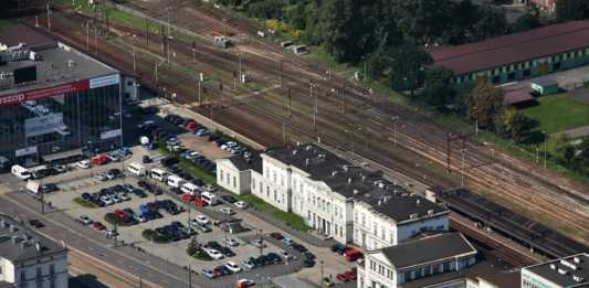 Centrum Sosnowca z lotu ptaka – fot. UM Sosnowiec