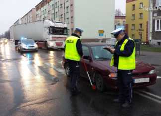 Potrącenie pieszej w Czeladzi - fot. KPP Będzin