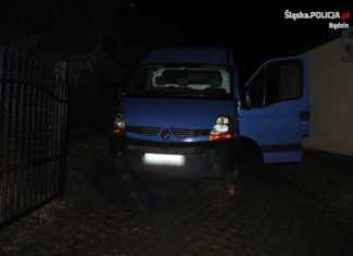 Miejse wypadku Będzin - fot. KPP Będzin