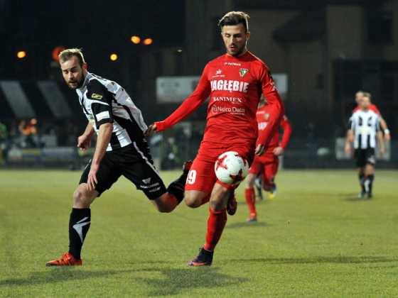 Sandecja Nowy Sącz - Zagłębie Sosnowiec 5:0 &ndash; fot. Maciej Wasik/zaglebie.eu