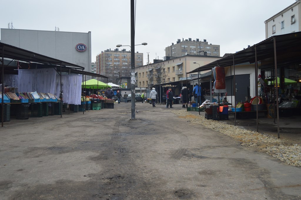 Remont sosnowieckiego targowiska – fot. MZ