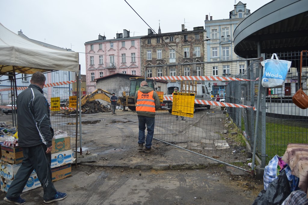 Remont sosnowieckiego targowiska – fot. MZ