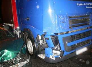 Śmiertelny wypadek na DK 94 - fot. KMP w Sosnowcu