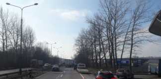 Wypadek na DK94 w Sosnowcu - fot. Katowice i okolice