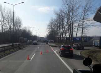 Wypadek na DK94 w Sosnowcu - fot. Katowice i okolice