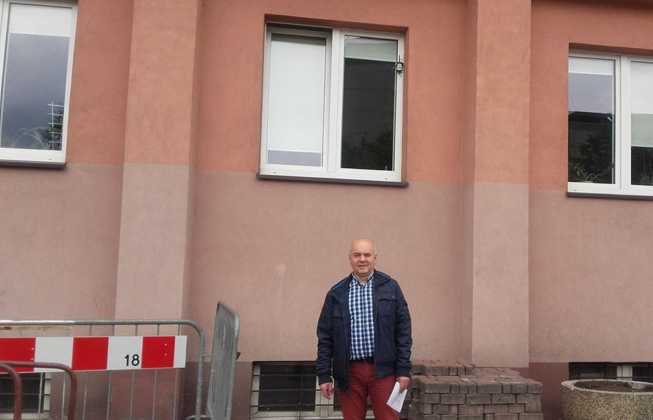 Krzysztof Olszak z Zagłębiowskiego Alarmu Smogowego - fot. AR