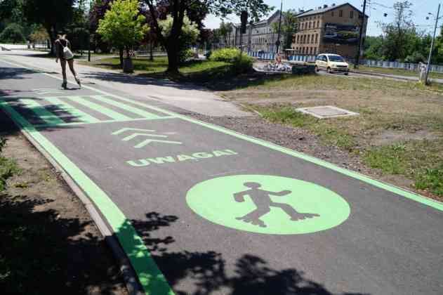 Tor dla rolkarzy w Sosnowcu - fot. MC