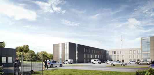 Nowa komenda policji w Sosnowcu - fot. Facebook/@DEMIURG