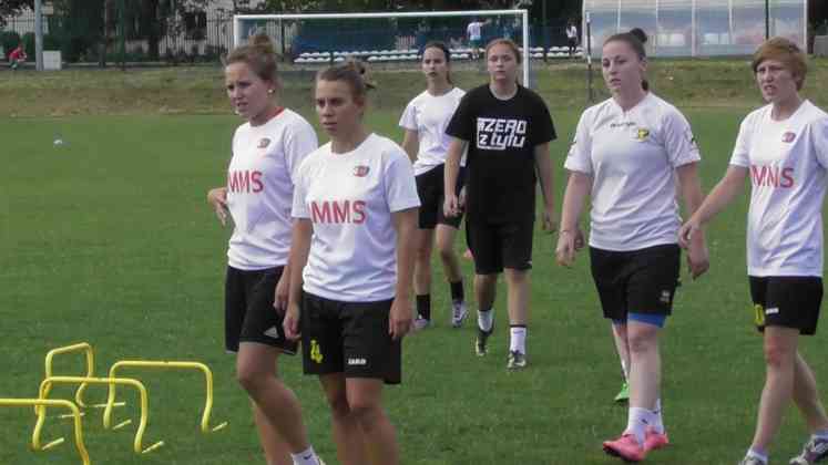 Pierwszy trening piłkarek Czarnych Sosnowiec - fot. Janusz Dyszkowski/Czarni Sosnowiec