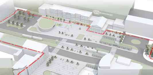 Koncepcja przebudowy centrum Sosnowca - fot. MZ