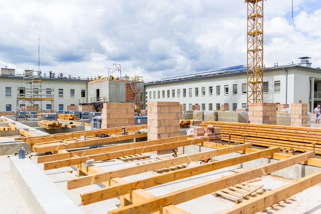 Trwa budowa bloku operacyjnego w Sosnowcu – fot. UM Sosnowiec 