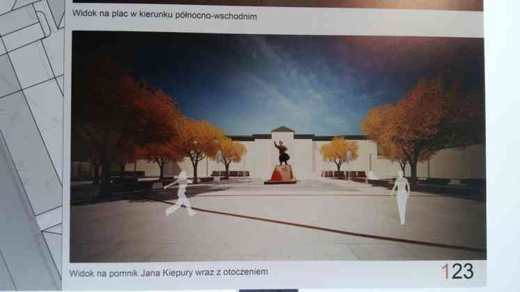 Koncepcja przebudowy centrum Sosnowca, która zajęła drugie miejsce - fot. MZ