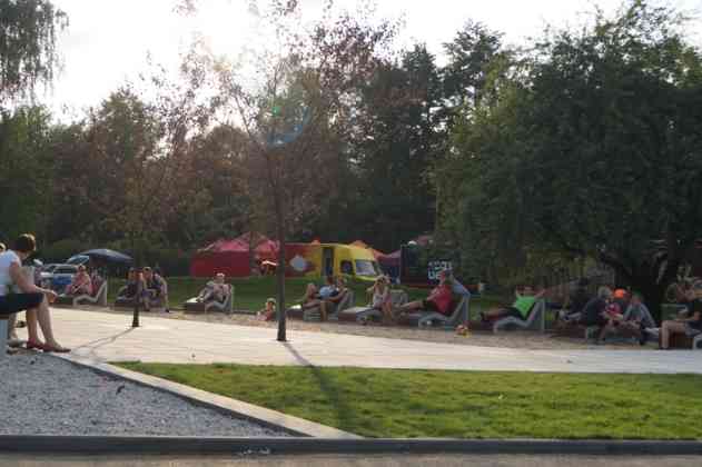 Strefa relaksu w Parku Sieleckim - fot. MC