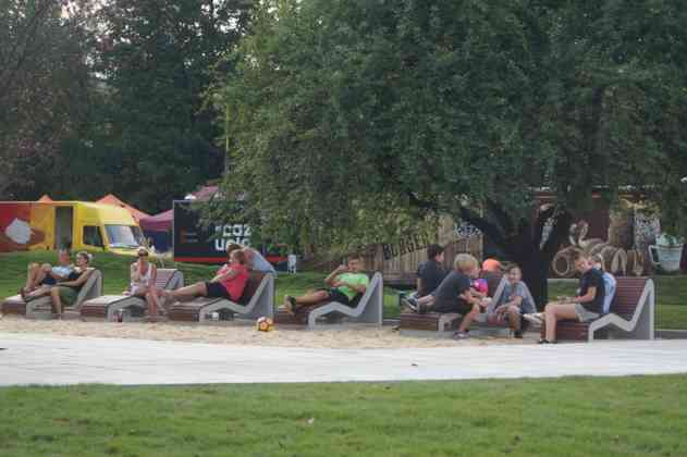 Strefa relaksu w Parku Sieleckim - fot. MC