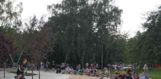 Strefa relaksu w Parku Sieleckim - fot. MC