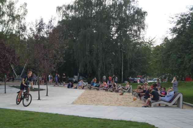 Strefa relaksu w Parku Sieleckim - fot. MC