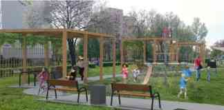 Modernizacja placu zabaw - fot. ARM Projektowanie Architektoniczne