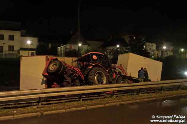 Kolizja na DK94 w Czeladzi - fot. Krzysztof Paliga/ www.czeladz.org.pl