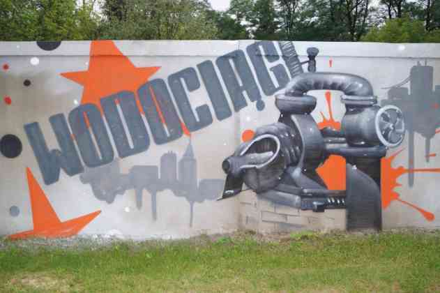 Nowy mural w Maczkach - fot. MC
