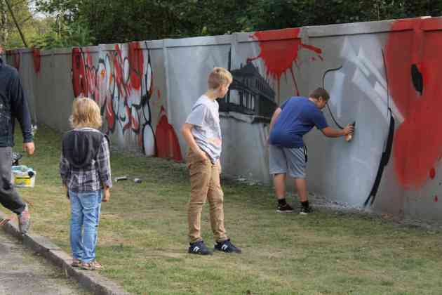Nowy mural w Maczkach - fot. Miejski Klub Maczki