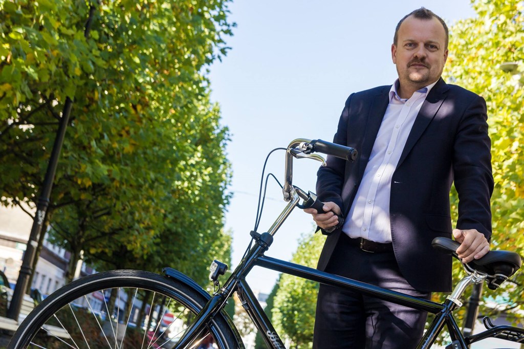 Budowa ścieżek rowerowych w Sosnowcu - fot. UM Sosnowiec