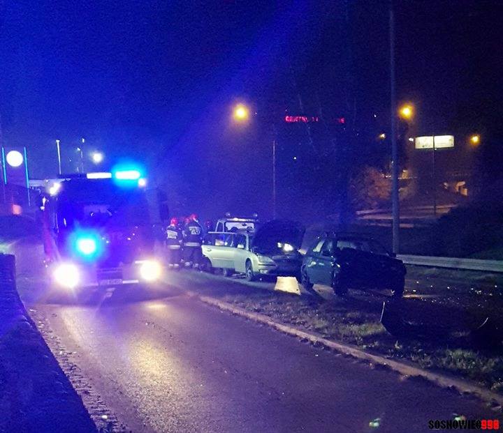 Karambol na DK94 w Sosnowcu - fot.Bartek/Sosnowiec998