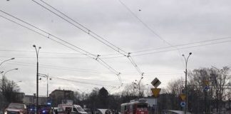 Wypadek w Sosnowcu - fot. Sosnowiec998/Facebook