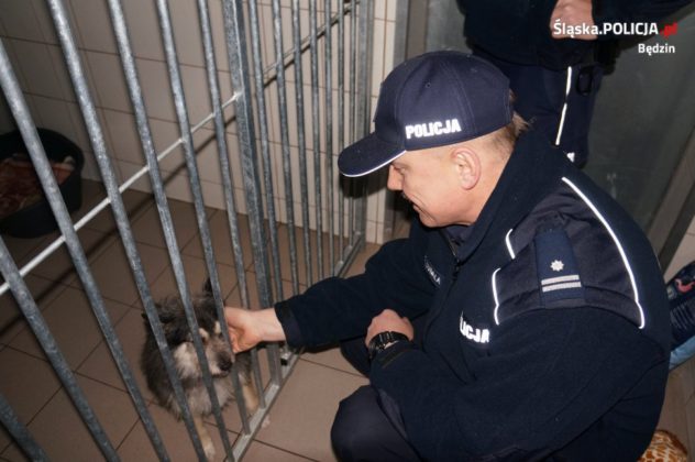 Policjanci wsparli sosnowieckie schronisko - fot. KPP Będzin