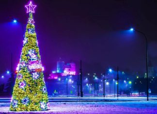 Ozdoby świąteczne w Będzinie - fot. UM Będzin