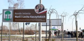 Odsłonięcie ronda im. Marii i Lecha Kaczyńskich - fot. UM Jaworzno