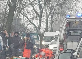Wypadek na Naftowej w Sosnowcu - fot. Piotr Stelmach/Facebook