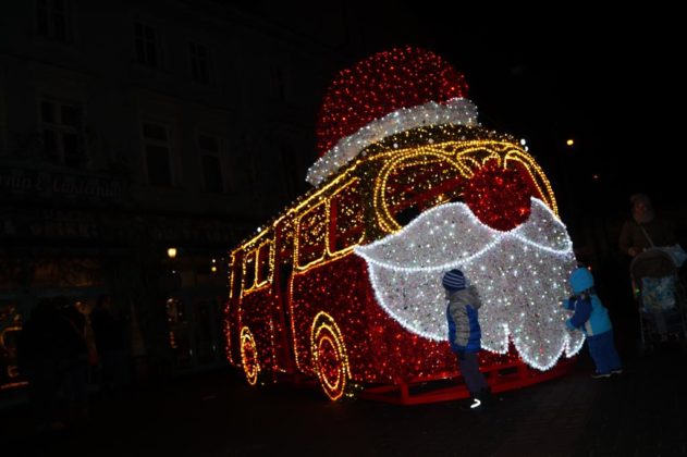 Ozdoby świąteczne w Sosnowcu - fot. MC