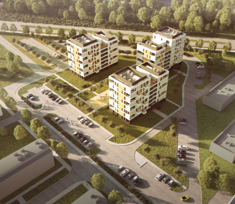 Wizualizacje nowego osiedla w dzielnicy Gołonóg – fot. Architekci APA R. MALINA