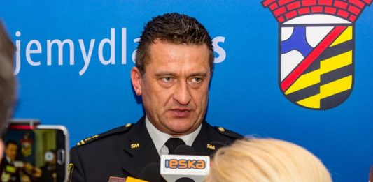 Ireneusz Kosielski nowym komendantem Straży Miejskiej w Sosnowcu - fot. Maciej Łydek/UM Sosnowiec