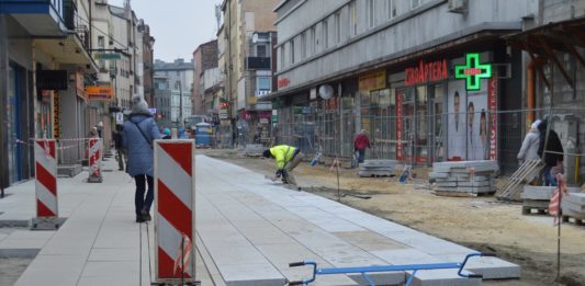 Przebudowa ulicy Modrzejowskiej w Sosnowcu – fot. MZ
