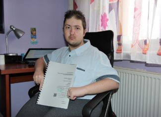 23-letni Dawid walczy o podjazd - fot. AR