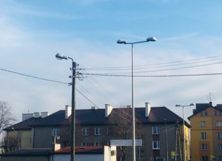 Oświetlenie uliczne w Porębie - fot. UM Poręba