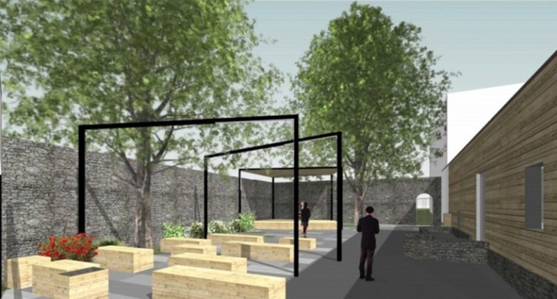 Rynek w Sławkowie [WIZUALIZACJA] - fot. Pracownia Architektoniczna "PARADOX"