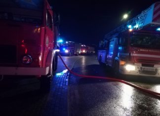 Pożar - fot. OSP Kromołów